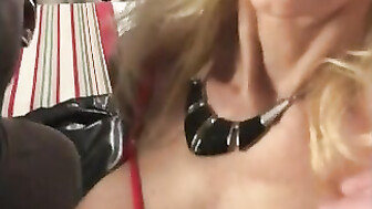 French Cuckold Sex with Husband Up Close