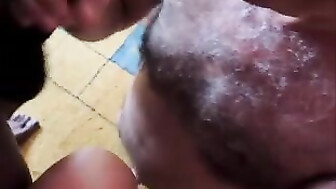 Wife Cuckolding Hubby in Their House