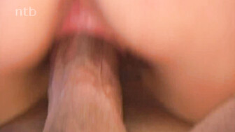 Sexy blond gets her hole fucked and creamed by that thick, fat black cock