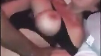 Slutty wife getting her pussy slammed hard