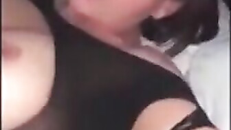 Slutty wife getting her pussy slammed hard