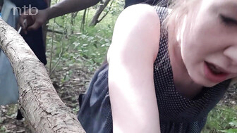 Cuck Wife Outdoors with Her Black Lover Having Sex