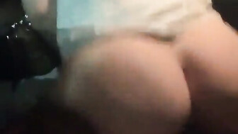 Girlfriend in Backseat of Car Fucking a Black Man