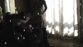 Hung black bull pleases that fiery redhead cums inside her bald pussy