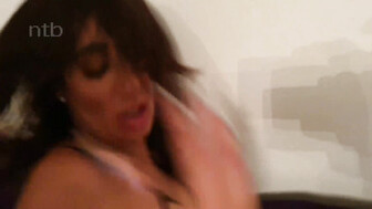 Thick and long black dick for sexy brunette