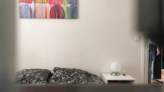 Wife in Red Dress with Her Lover Lunch time Nooner