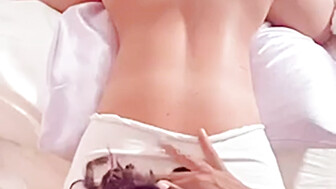 She looks so good in those thick white stockings