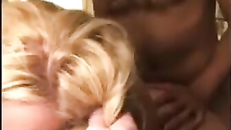 Blonde Wife Fucking Her Black Lover