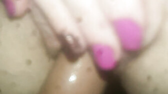 Pov of my GF cheating wit our roomate n raw n squirts hardcore slut n hoe.