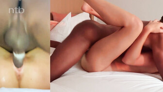 Hotwife takes BBC hubby films