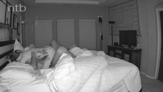 Cuckold white wife lets her hubby clean her pussy after bbc creaming