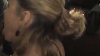Sexy Blonde Wife Fucking Two Black Men