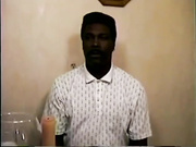 Jan B with Larry with white guy cleaning up