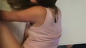 Slutty milf gets manhandled by personal trainer