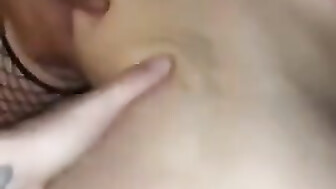 Destroying Petite hotwife with my alpha cock