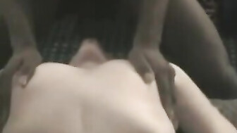 Old home video of wife taking on two BBC Studs