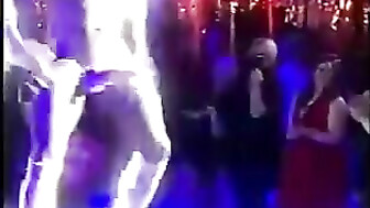 British Slags in Awe of Stripper's Monster Black Cock