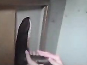 Hotwife At the Gloryhole for Black Cock