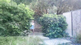 A pair of most amazing white boobs in action with hung black stud