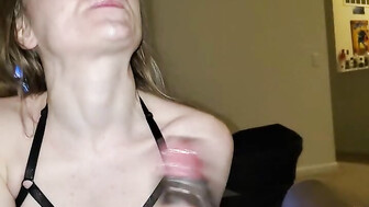 Kitty Throats and Rides That BBC And Gets a Cream Pie