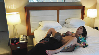 Horny white milf asks her hung black friend to come over and fuck her