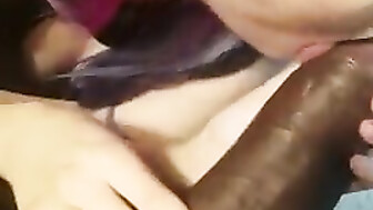 Neon Colored Hair White Girl and BBC