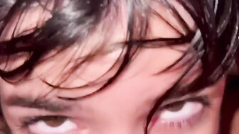 Black cock face fucking