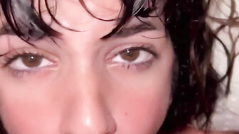 Black cock face fucking