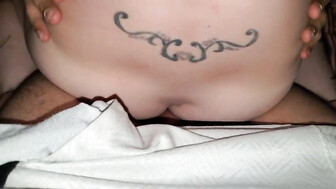 Riding Dick Like a Champ   Squirting hard..wet as fuck