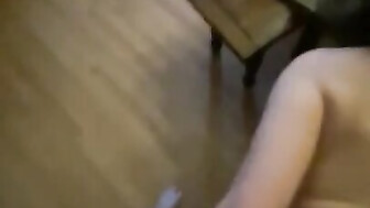 POV Fucking cuckold wife from the back