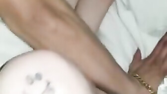 My GF Fucks a BBC missionary style   he destroys her small pussy hoe