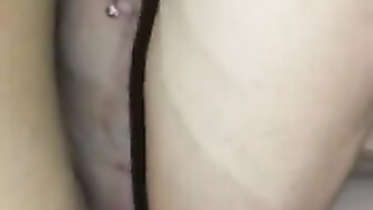 My GF Fucks a BBC missionary style   he destroys her small pussy hoe