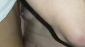 My GF Fucks a BBC missionary style   he destroys her small pussy hoe
