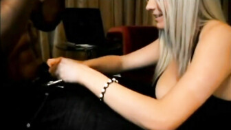 Blonde Wife Cuckolding Her Husband and He Is Filming Her