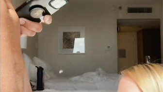 Girlfriend Meets a Black Man and Gives Him a Blow Job In Hi Rise Hotel