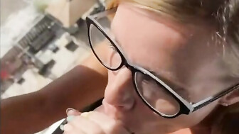 Girlfriend Meets a Black Man and Gives Him a Blow Job In Hi Rise Hotel