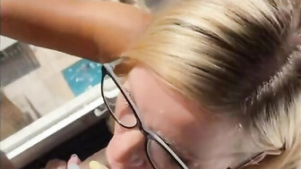 Girlfriend Meets a Black Man and Gives Him a Blow Job In Hi Rise Hotel