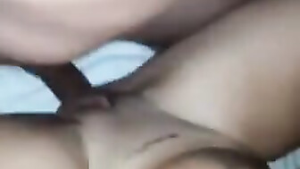 12 Inch White Cock Fills Wife