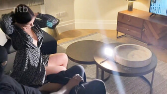 Sexy redhead gets her pussy showered with black lover's jizz