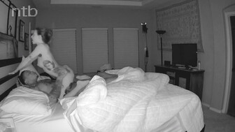 Wife rides a black bull and gives her pussy to a cuckold tongue
