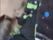 White Girl Has Sex with a Black Man in the Car