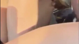 White Girl Has Sex with a Black Man in the Car