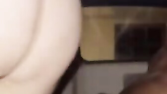 Coworker filming herself in her van fucking another coworker during break