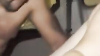 Coworker filming herself in her van fucking another coworker during break