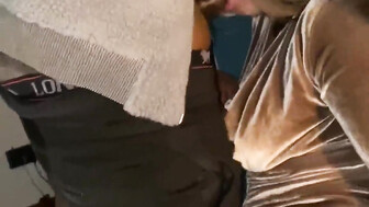 Hubby shares his busty cuckold wife with bbc's