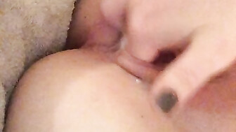 she touches  herself