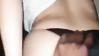 White wife takes BBC alone