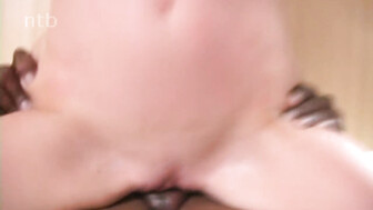 Cuckold white milf enjoys hard gangbang with three black studs