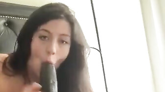 Cute Brunette Loves to Suck and Fuck BBC