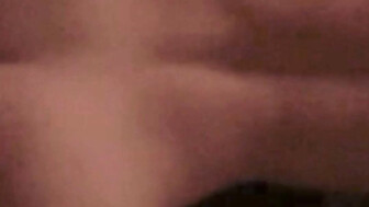 Cuckold white wife shows real passion for that big cock